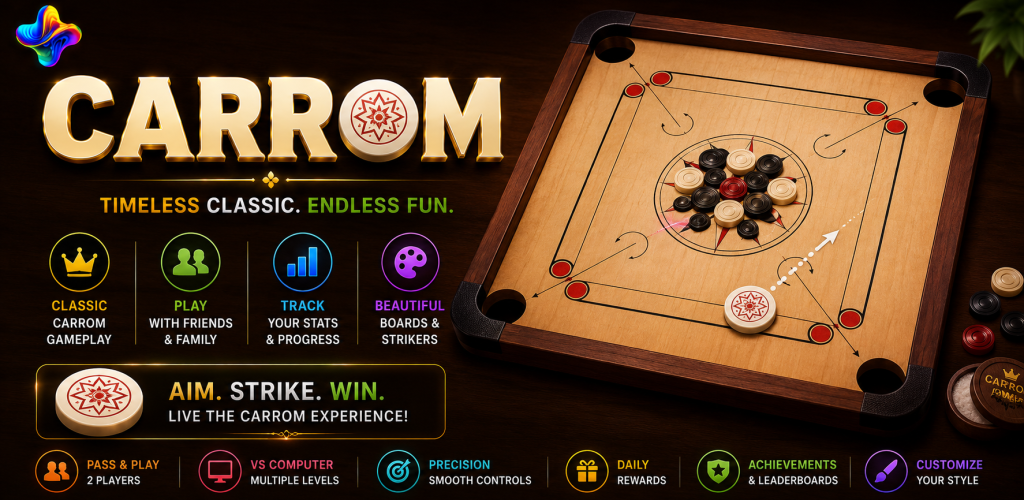 Carrom feature artwork